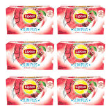 Lipton Slim Plus Kiraz Saplı Bitki Çayı 20 li X 6 Adet