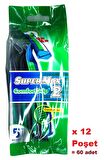 Iki Jiletli Kullan At Tıraş Bıçağı 5'li X12 Poşet = 60 Adet