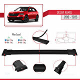 Skoda Kamiq 2019 ve Sonrası ile Uyumlu FLY Model Ara Atkı Tavan Barı Siyah 3 Adet