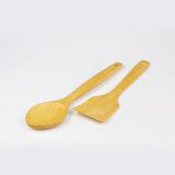 Ahşap Spatula ve Ahşap Servis Kaşığı 2 li Set
