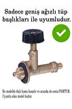 Geniş Çember Piknik Tüpü Uyumlu Pürmüz Isı Tabancası Şalama Yak Yak