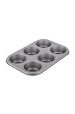 Teflon Yanmaz Yapışmaz 6lı Muffin Cupcake Kek Kalıbı