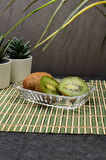 53392 Mezze Cam 2li Çerezlik Meze Tabağı Kahvaltılık 18cm