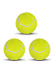 3 Adet Başlangıç Seviye Kauçuk Elastik Tenis Topu Yeşil