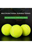 3 Adet Başlangıç Seviye Kauçuk Elastik Tenis Topu Yeşil