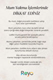 Reyo Nazar Tütsü Demeti, Deniz Kabuğu, Palo Santo, Aromaterapi Mum Arınma 4'lü Ritüel Set