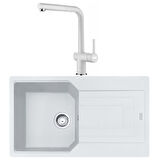 Franke Urban UBG 611-86 Bianco Granit Evye Active Plus Doccia 2.0 Batarya Set