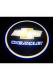 Chevrolet Araçlar Için Pilli Yapıştırmalı Kapı Altı Led Logo