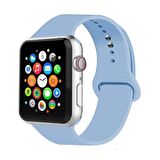 Apple Watch Seri 1/2/3/4/5/6/SE 44 mm Kordon Spor Kayışı Yumuşak Silikon