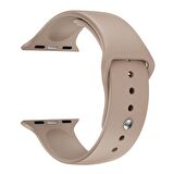 Apple Watch Seri 1/2/3/4/5/6/SE 44 mm Kordon Spor Kayışı Yumuşak Silikon