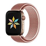 Apple Watch Seri 1/2/3/4/5/6/SE 40mm Kordon Kumaş Dokuma Kayış Örme Bileklik