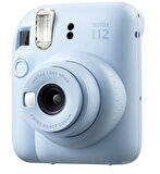 Fujifilm Instax Mini 12 10 Filmli Mini Albüm ve Deri Kılıflı Mavi Fotoğraf Makinesi