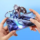Coofbe HD Full Screen Tempered 5D İphone 15 Pro Max Ekran Koruyucu Full Kaplama Darbe Emici 