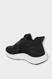 Unisex Triko Örme Sneaker Spor Ayakkabı SİYAH - BEYAZ