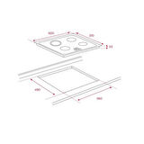 Teka İnox Elektirikli Ankastre Set (DF 60 Davlumbaz - TT 6315 Ocak -HE 715 SS  Fırın)
