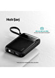 Ttec 2BB215 ReCharger Pro LCD 10.000mAh PD 22,5W Kablolu Taşınabilir Hızlı Şarj Aleti Powerbank