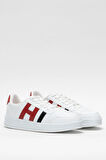 Unisex Spor Sneaker Ayakkabı BEYAZ - KIRMIZI