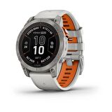 Garmin Fenix 7 Pro Beyaz - Turuncu Akıllı Saat