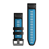 Garmin Quickfit 26 mm Yedek Kayış - Siyah Mavi