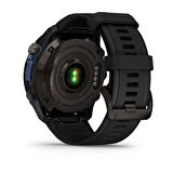 Garmin Descent Mk3i 51 mm Karbon Gri DLC Titanyum Siyah Silikon Kayışlı