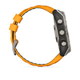 Garmin Fenix 8 – 51mm AMOLED Sapphire Titanyum Turuncu/Grafit Kayışlı