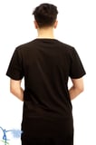 Sermoda Rahat Kesim Bisiklet Yaka Pamuklu Penye T-Shirt Siyah