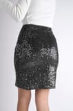 Sermoda 47 cm 170 Pullu Mini Etek Gri