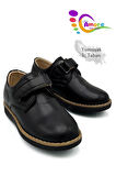 LilAmore Cırtlı Okul Ayakkabısı Erkek Çocuk Klasik Okul Sünnet Düğün Ayakkabı Siyah