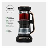 Kaliko Robotea Pro 4 In 1 Konuşan Cam Çay Makinesi Black Copper
