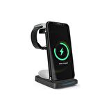 Kaliko By Deji Iphone-Watch Ve Magsafe Uyumlu Katlanabilir 15W Hızlı Wireless Kablosuz Şarj Standı
