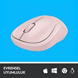 Kaliko M221 Sessiz Kompakt Kablosuz Mouse - Pembe