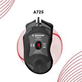 Kaliko Smx-R22 Phoenix Siyah 7 Tuşlu Rgb 7200Dpi Gaming Oyuncu Mouse