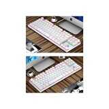 Kaliko K550 Kablolu Hot-Swap Rgb Blue Switch Mekanik Klavye 87 Tuş