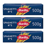 Barilla Spagetti No.5 500 G X 3 Adet