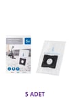 HERŞEYTREND Arçelik Uyumlu Elektrikli Süpürge S 4960 S 4961 S 4962 Bks 1911 Bks 1912 Bks 1913 Toz Torbası 5 Adet - Royaleks