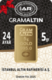 İAR 24 Ayar 5 Gram Külçe Altın - Ahlatcı NadirGold AgaKulche