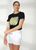 Dkny Jeans Bisiklet Yaka Düz Beyaz Kadın T-Shirt DP2S4993