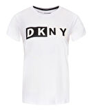 Kadın Two Tone Bisiklet Yaka T-Shirt-Beyaz | XS