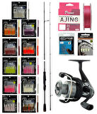 YekOutdoor ULTRA LRF Seti Savage Gear SG2 Ultra Light Game 2.13M 2-10GR &Okuma Revenger RV-25 FD Olta Makinesi
