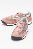 Kadın Denye Kumaş Günlük Spor Ayakkabı PUDRA