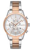 Daniel Klein Rose Gold/Metalik Çelik Bilezik Takvimli Erkek Kol Saati
