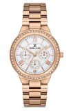 Daniel Klein Çelik Bilezik Rose Gold Taşlı Kadın Kol Saati + Zirkon Taşlı Bileklik
