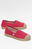 Kadın Keten Babet Ayakkabı FUŞYA
