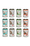 LaVital Tahılsız 4 Çeşit Karma Kedi Konservesi 400 Gr. X 12 Adet
