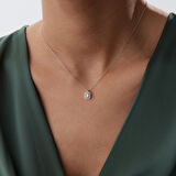 Taşlı Çerçeve Baget Kolye