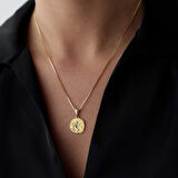 Başak Burcu Plaka Kolye