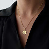 Başak Burcu Plaka Kolye