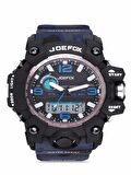 JOEFOX JFX-1523M-BLUARM SPOR KAMUFULAJ KORDON ERKEK KOL SAATİ