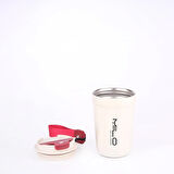 Milo Dery 350 ML Çelik Termos Mug Bej