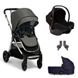 Mamas Papas Flip XT 3 Portbebeli Travel Sistem Bebek Arabası Harbour Grey